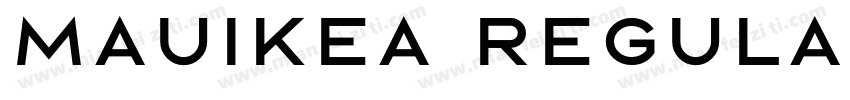 MAUIKEA Regular字体转换